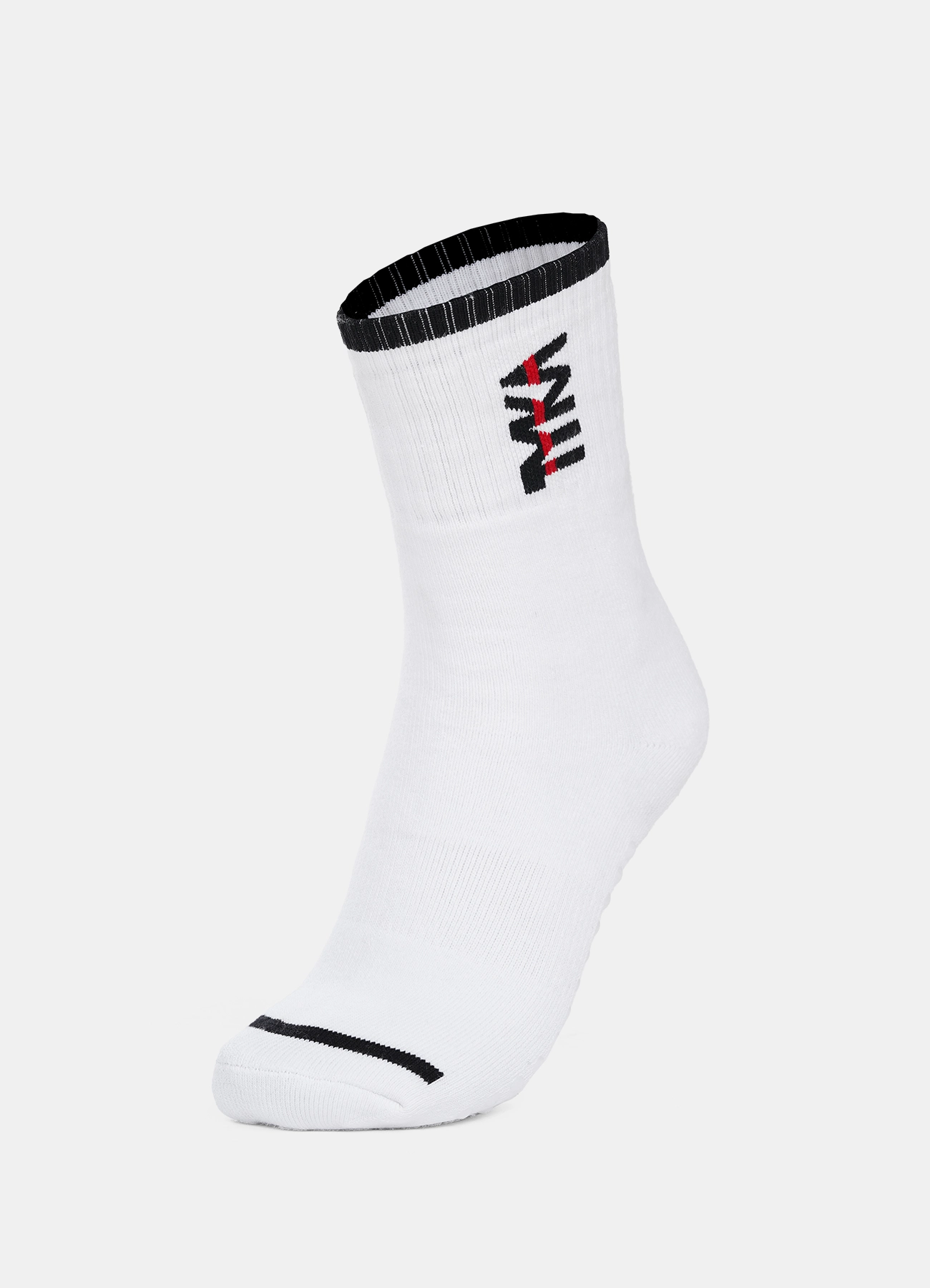 TYKA GEL GRIP ULTIMATE CRICKET SOCKS CREW White Black F