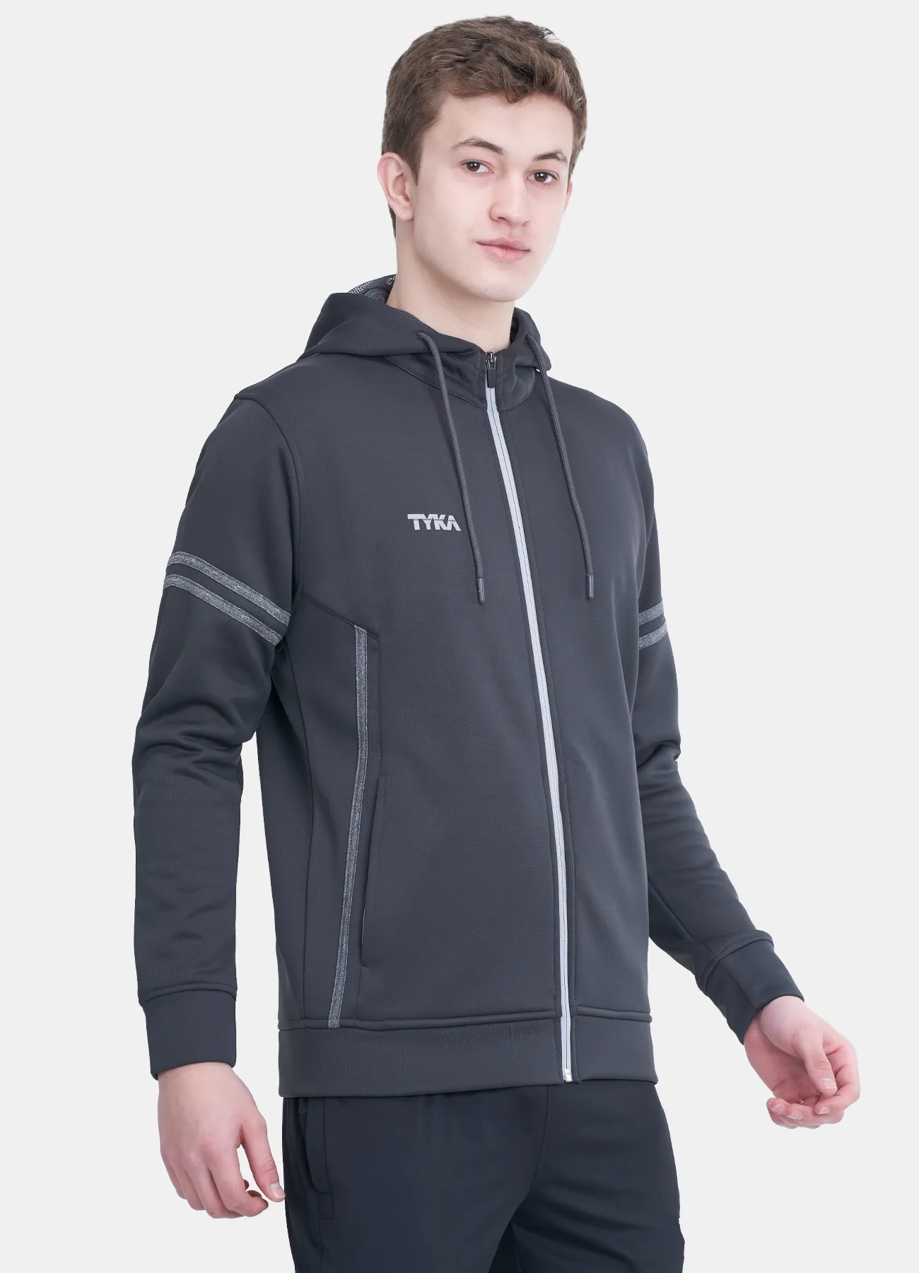 TYKA Hoodie Fleece DarkGrey R