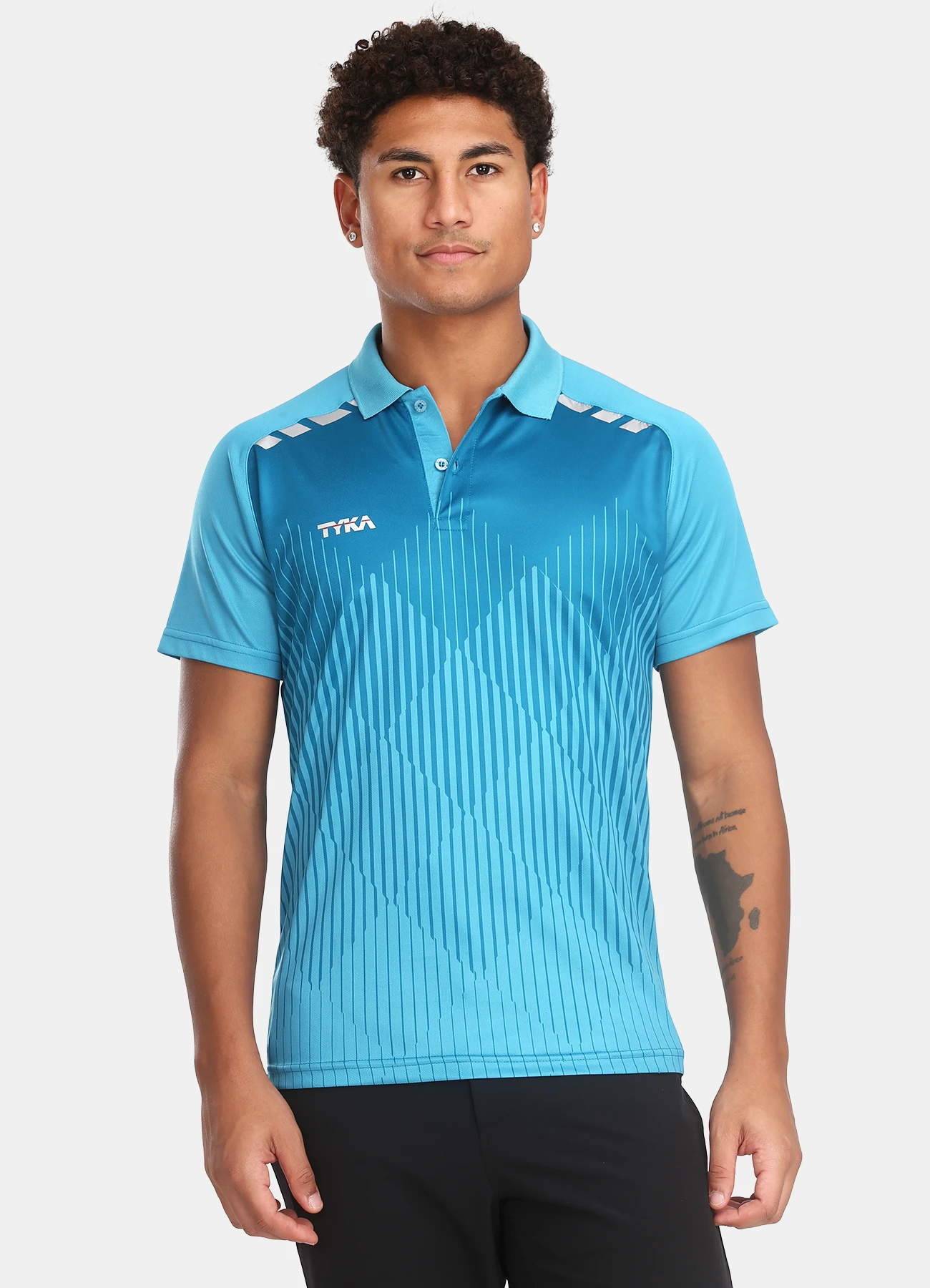 TYKA Polo Repel Cyan F 1
