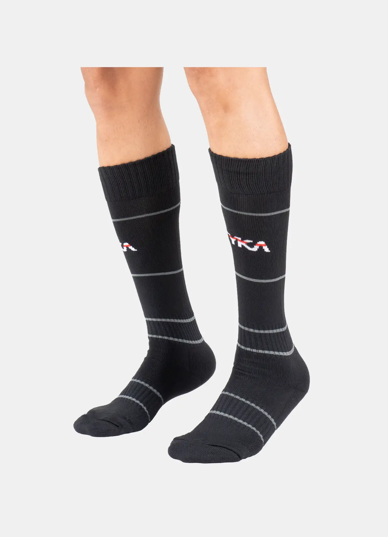 TYKA Socks FootballBasic Black F